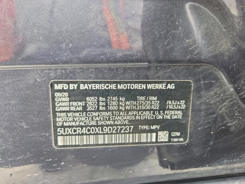 2020 BMW X5 SDRIVE 40I 14
