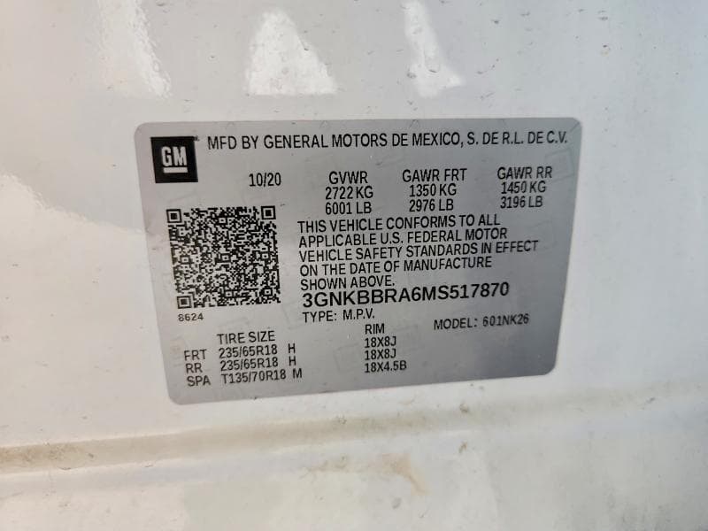 2021 CHEVROLET BLAZER 1LT 14