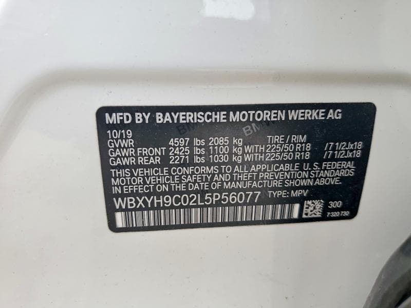 2020 BMW X2 SDRIVE28I SDRIVE28I 14
