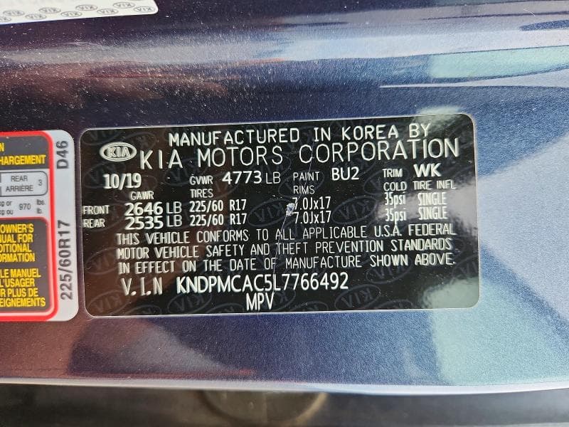 2020 KIA SPORTAGE LX 13