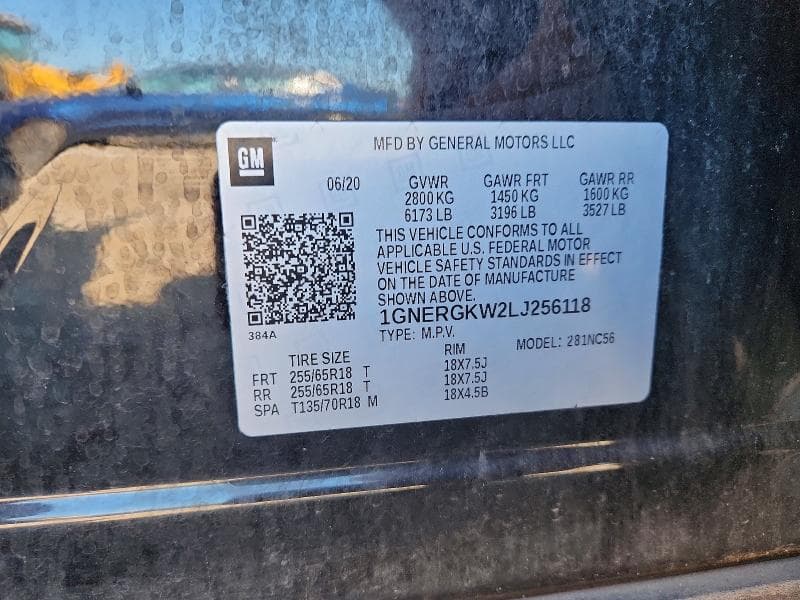 2020 CHEVROLET TRAVERSE LT 13