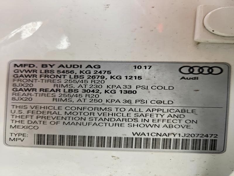 2018 AUDI Q5 PRESTIGE 13