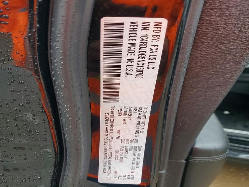 2022 DODGE DURANGO GT 14