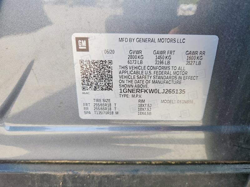 2020 CHEVROLET TRAVERSE LS 13