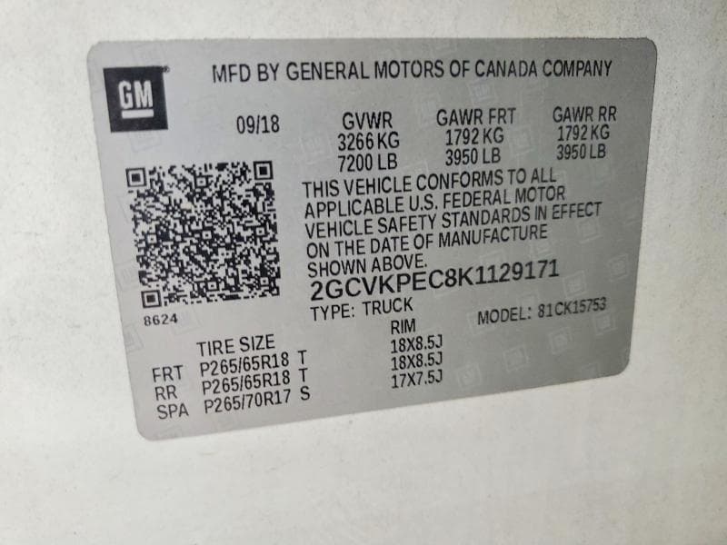 2019 CHEVROLET SILVERADO LD K1500 LT 12