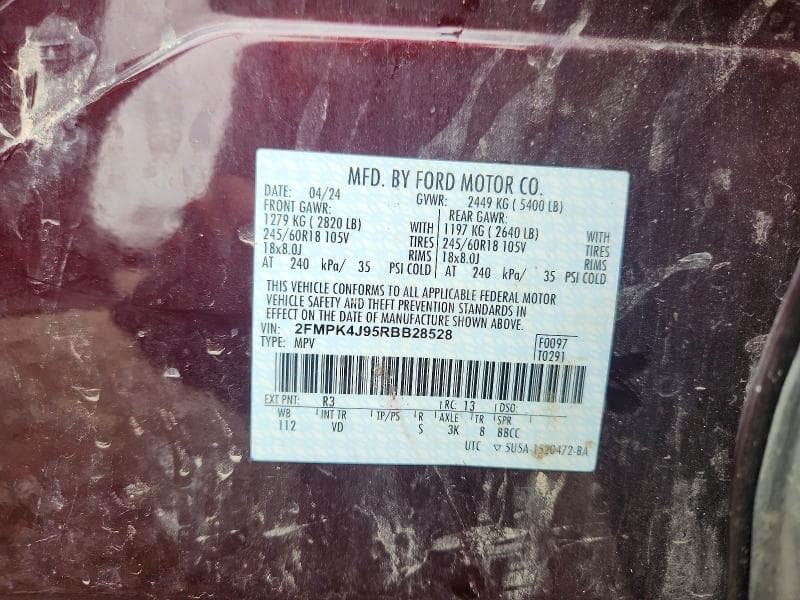 2024 FORD EDGE SEL 14