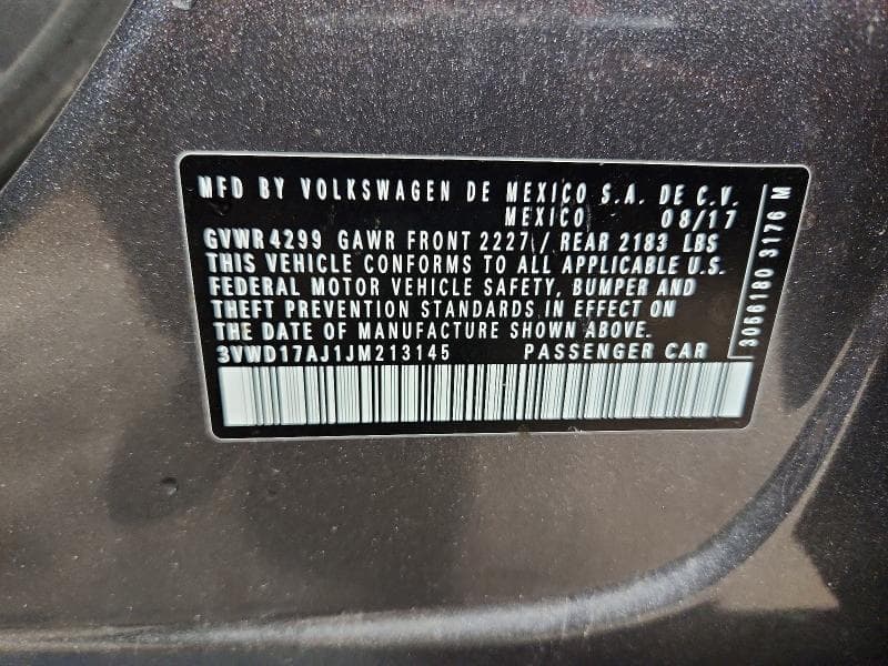 2018 VOLKSWAGEN JETTA SPORT 12