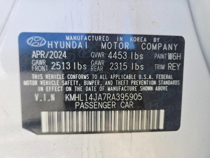 2024 HYUNDAI SONATA SEL 12