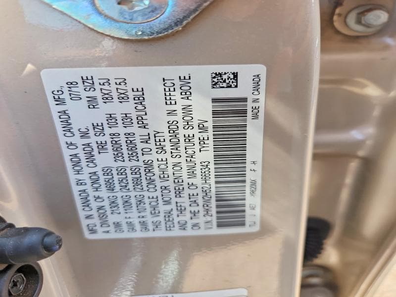 2018 HONDA CR-V EX 13