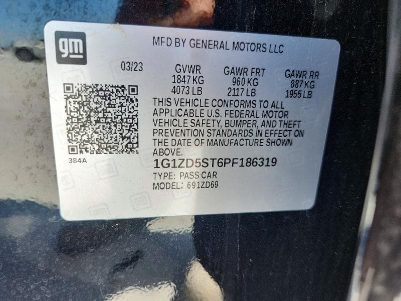 2023 CHEVROLET MALIBU LT 12