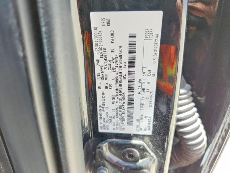 2019 FORD F150 SUPERCREW 13