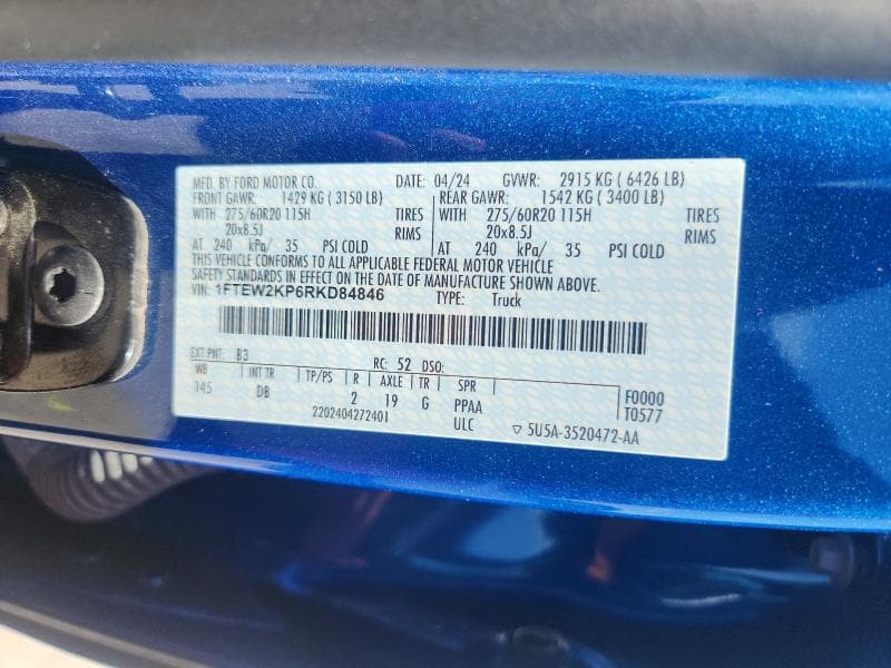 2024 FORD F150 STX 12