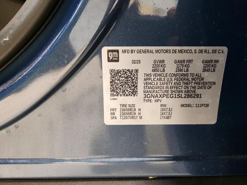 2025 CHEVROLET EQUINOX LT 14