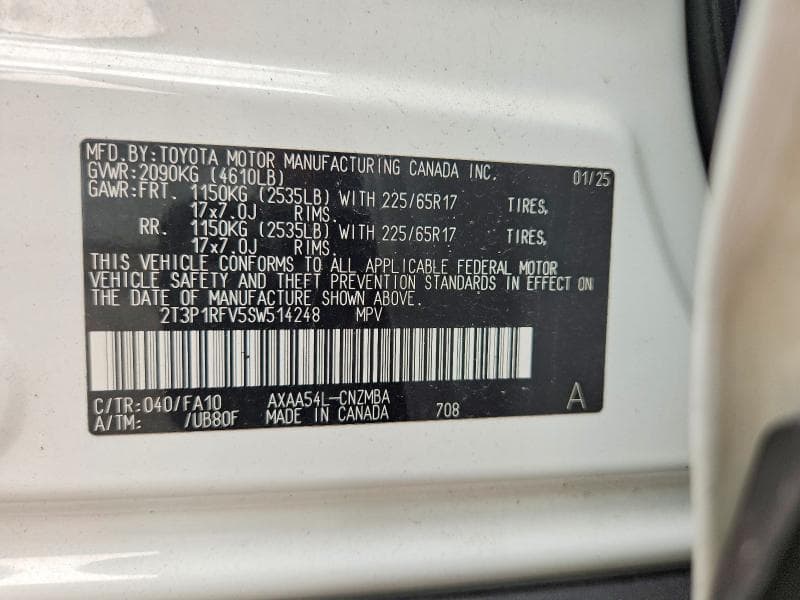 2025 TOYOTA RAV4 XLE 13