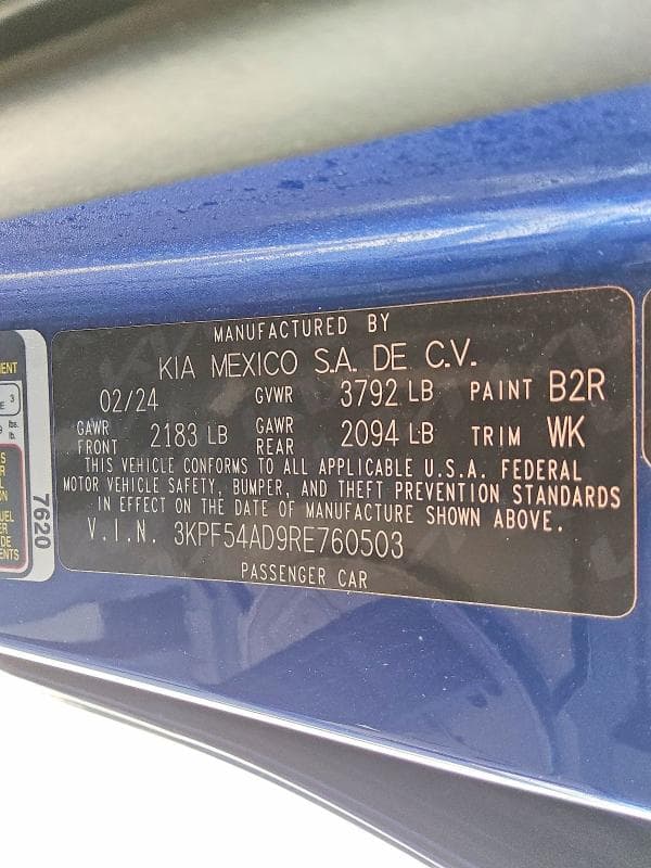 2024 KIA FORTE GT LINE 13