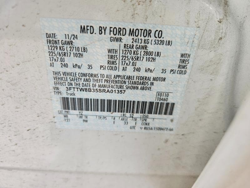 2025 FORD MAVERICK XL 12