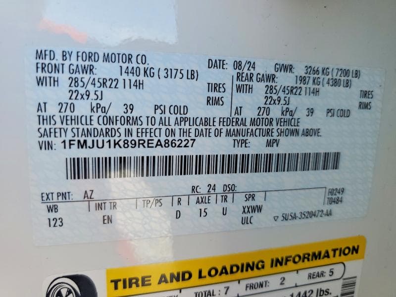 2024 FORD EXPEDITION LIMITED 13