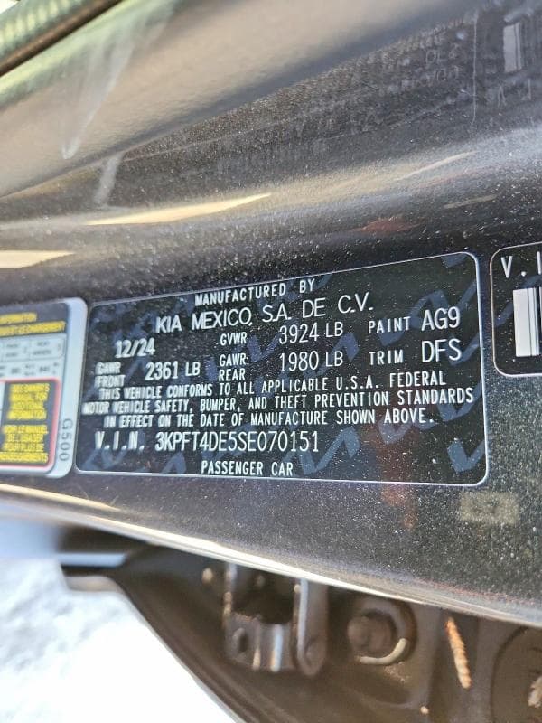 2025 KIA K4 LXS 13