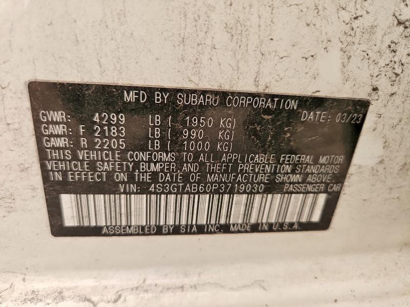 2023 SUBARU IMPREZA 12