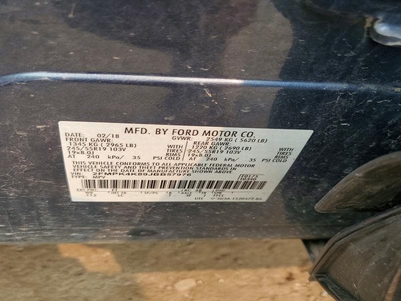 2018 FORD EDGE TITANIUM 13