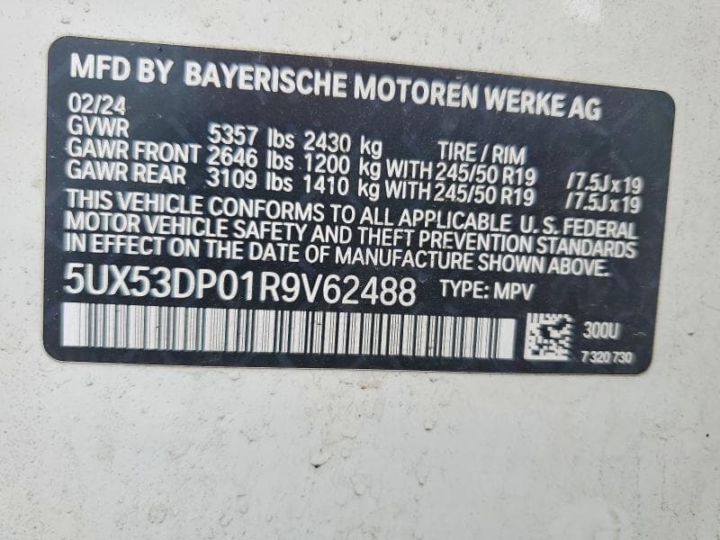 2024 BMW X3 XDRIVE30I 13
