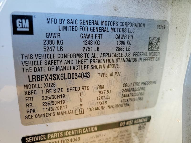 2020 BUICK ENVISION PREMIUM II 13
