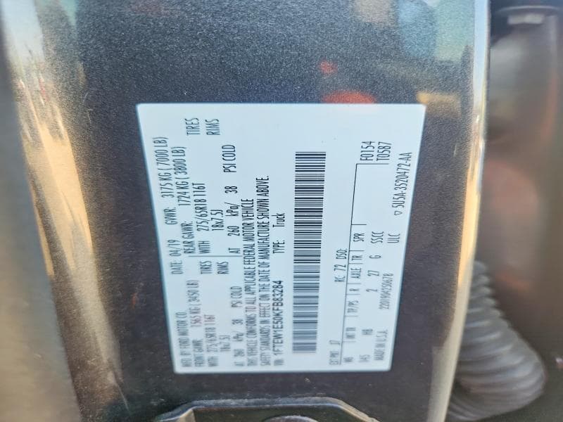 2019 FORD F150 SUPERCREW 12