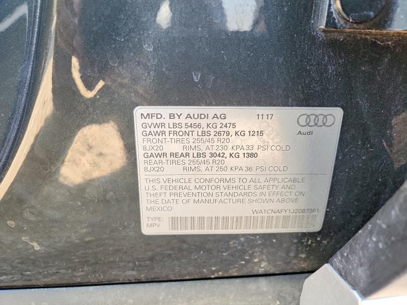 2018 AUDI Q5 PRESTIGE 13