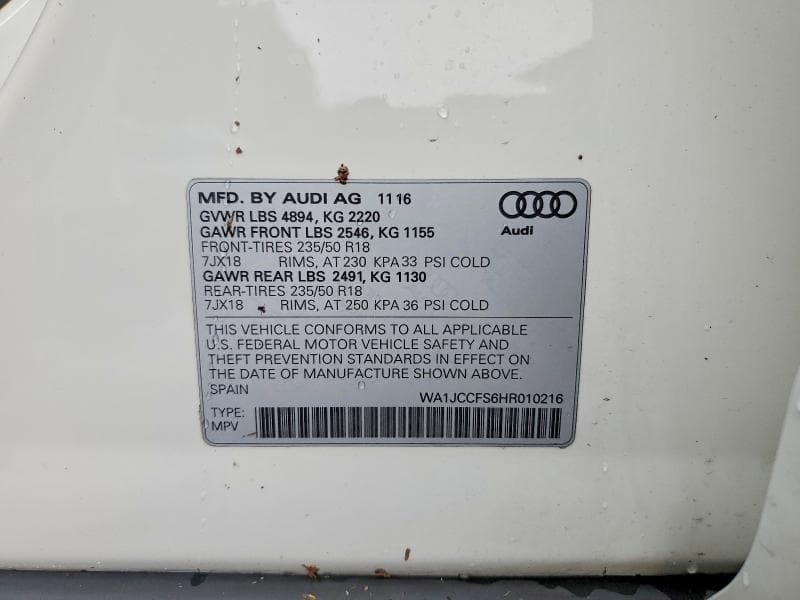 2017 AUDI Q3 PREMIUM PLUS 12