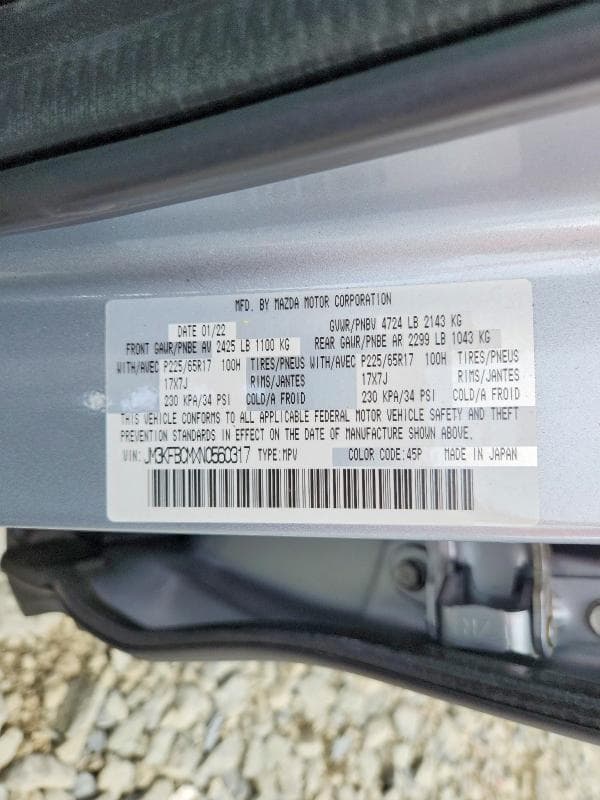 2022 MAZDA CX-5 PREFERRED 14