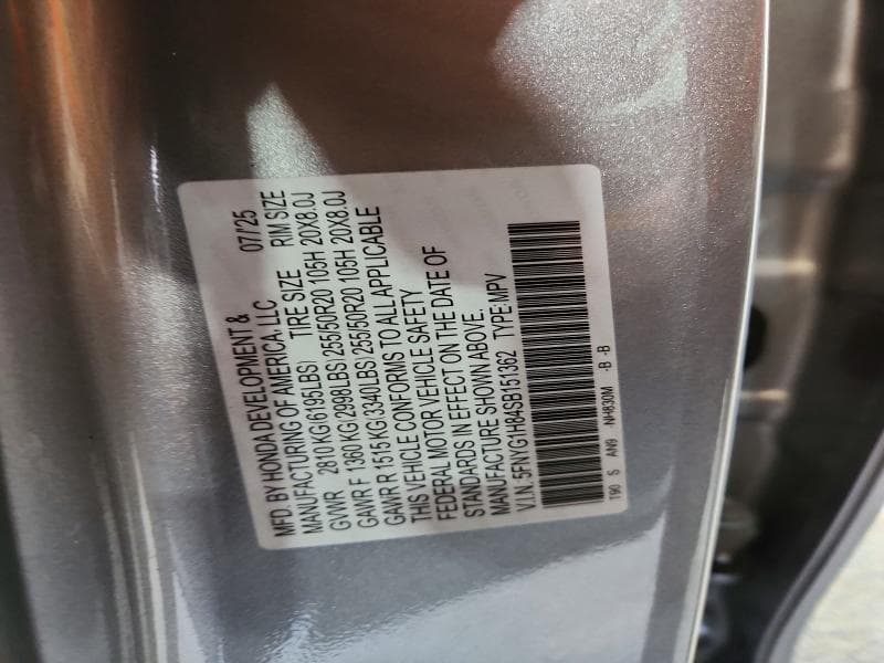 2025 HONDA PILOT ELITE 14