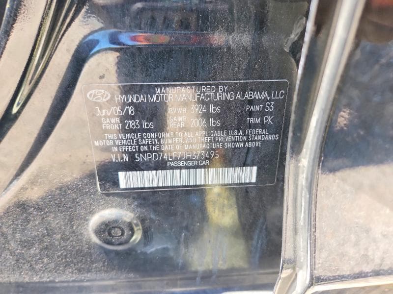 2018 HYUNDAI ELANTRA SE 13
