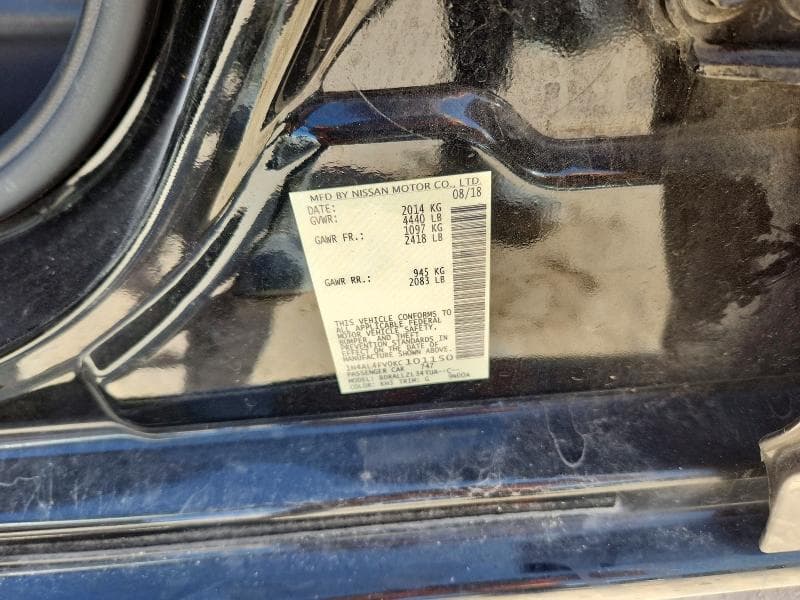 2019 NISSAN ALTIMA EDITION ONE 13