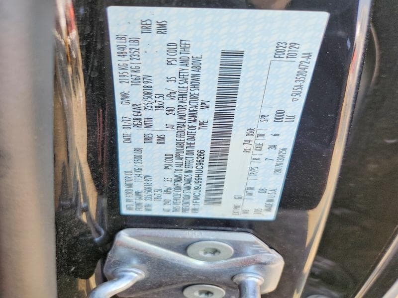 2017 FORD ESCAPE TITANIUM 13