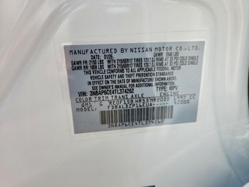 2026 NISSAN KICKS SV 13