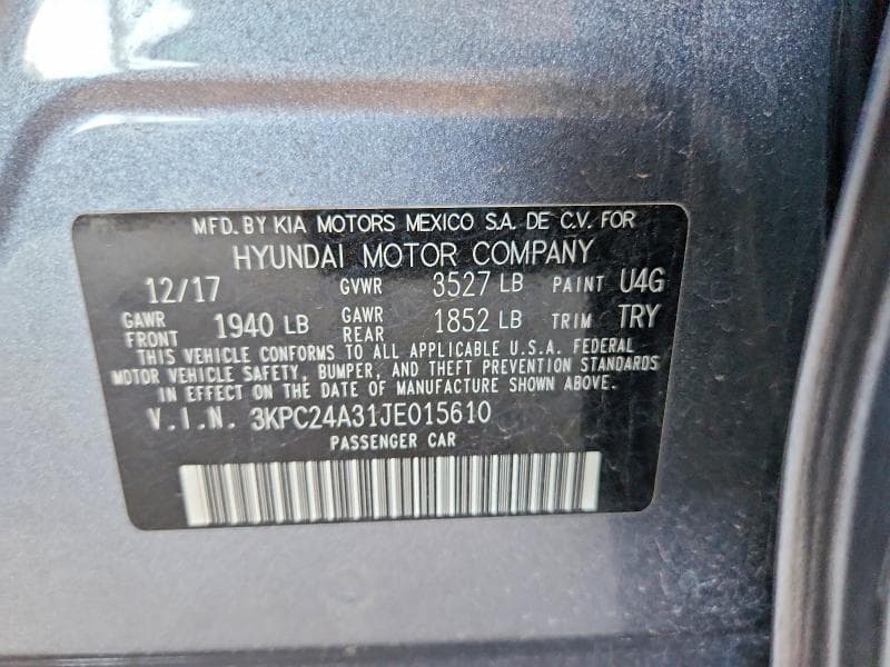 2018 HYUNDAI ACCENT SE 12