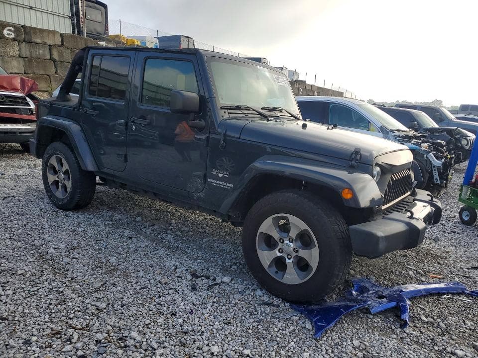 2017 JEEP WRANGLER UNLIMITED SAHARA 4