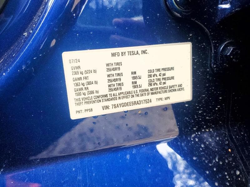 2024 TESLA MODEL Y 12