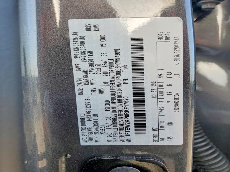2024 FORD F150 STX 13
