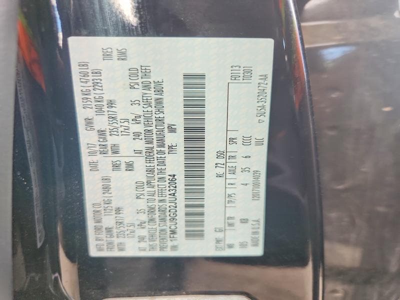 2018 FORD ESCAPE SE 12
