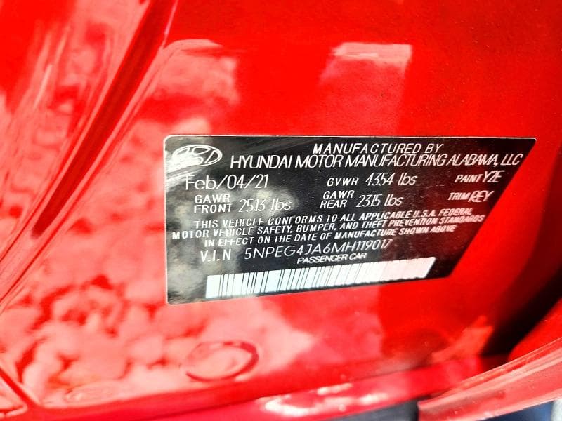 2021 HYUNDAI SONATA SE 13