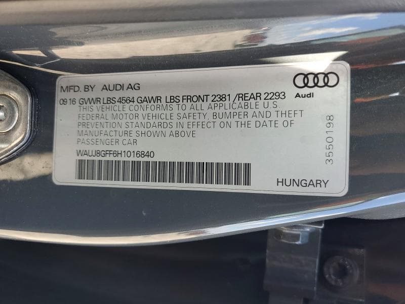 2017 AUDI A3 PREMIUM PLUS 13
