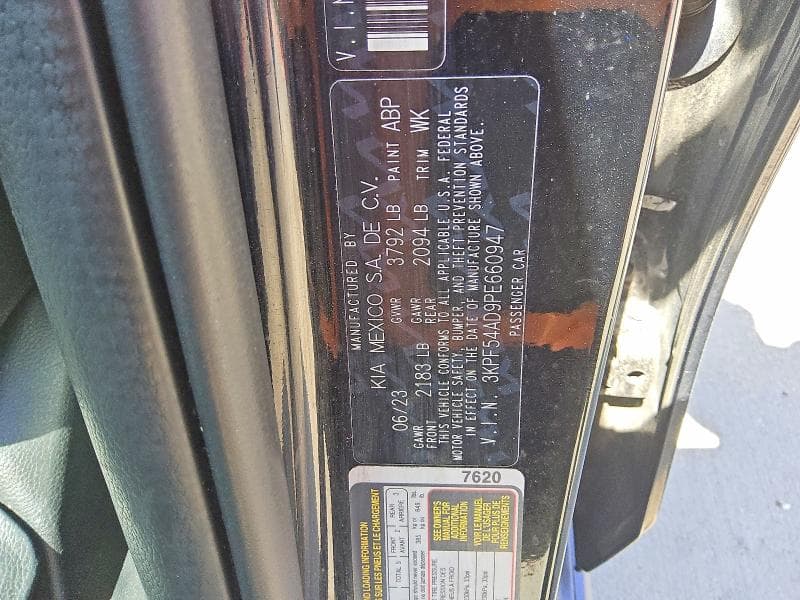 2023 KIA FORTE GT LINE 12