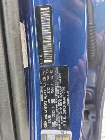 2021 KIA FORTE LXS 12
