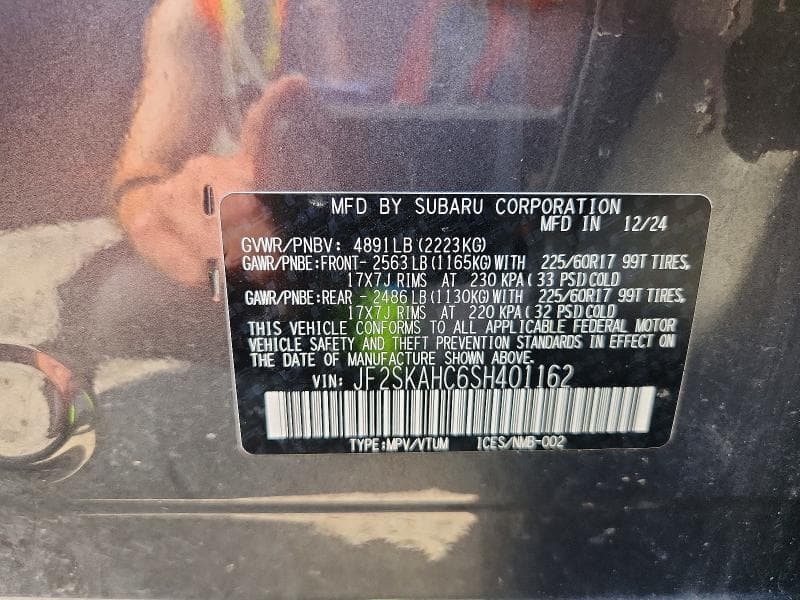 2025 SUBARU FORESTER WILDERNESS 14
