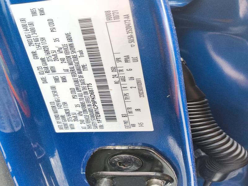 2023 FORD F150 SUPERCREW 12