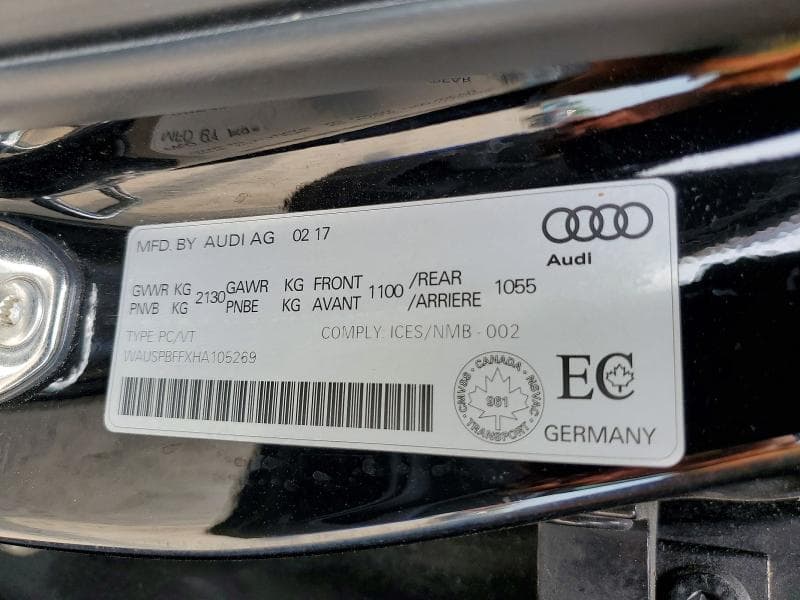 2017 AUDI A3 E-TRON PRESTIGE 13