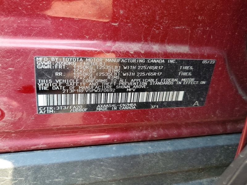 2023 TOYOTA RAV4 XLE 13