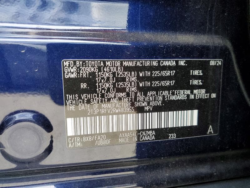 2024 TOYOTA RAV4 XLE 13