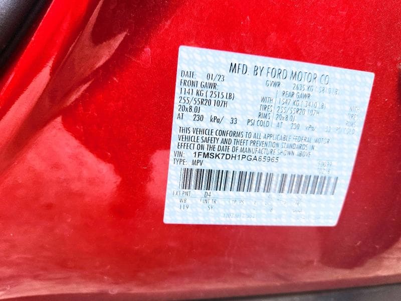 2023 FORD EXPLORER XLT 14